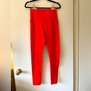 Girlfriend Collective compressive pocket legging-hot orange